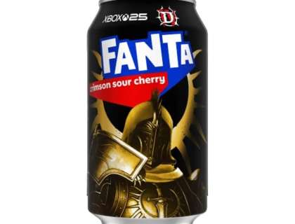 Fanta Crimson Sour Cherry Carbonated Soft Drink Can 330ml