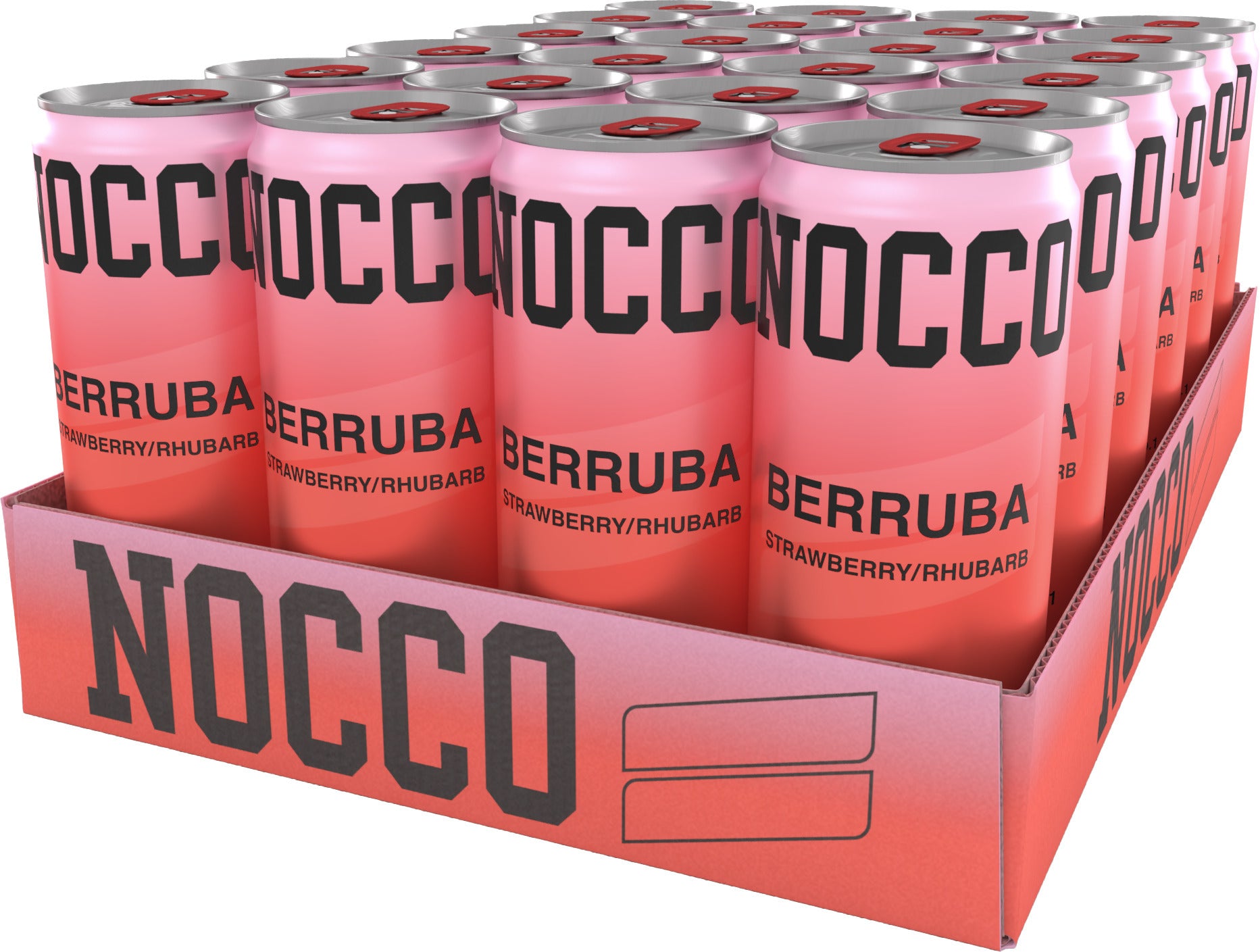 NOCCO Berruba Energy Drink 24-Pack Case