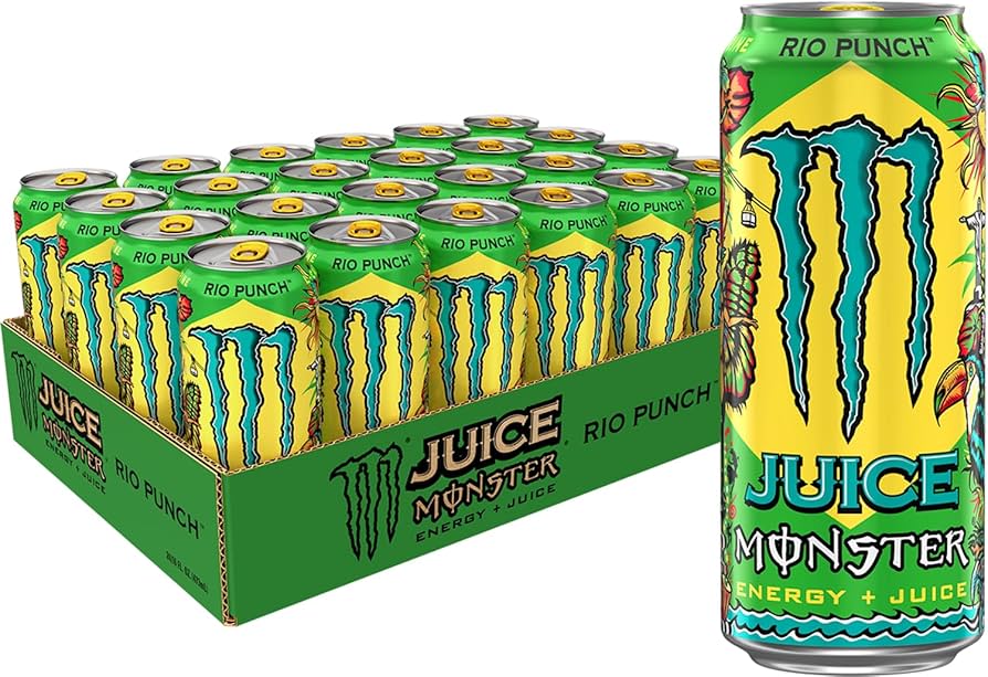 Monster Rio Punch Energy Drink 24-Pack Case