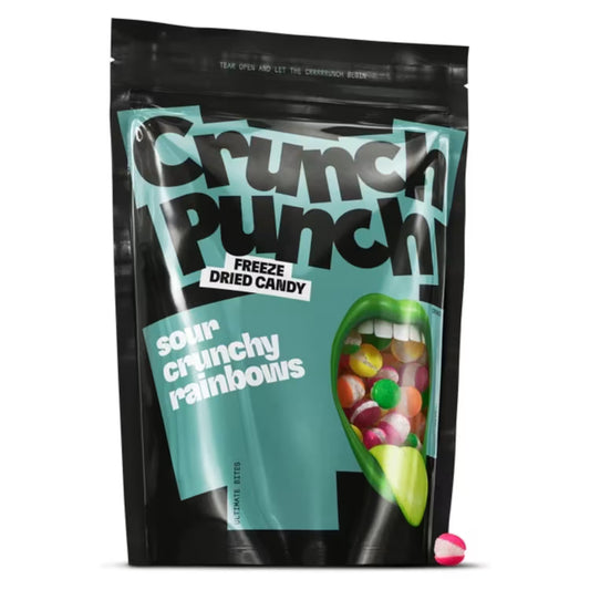 Crunch Punch Freeze Dried Sour Crunchy Rainbows 100g