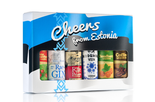 Cheers from Estonia Miniature Spirits Gift Set – 6 × 40 ml