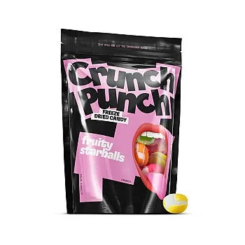 Crunch Punch Freeze Dried Fruity Starballs 100g