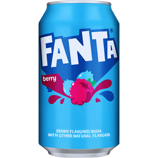 Fanta Berry Carbonated Soft Drink Can