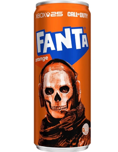 Fanta Orange Carbonated Soft Drink Can 330ml