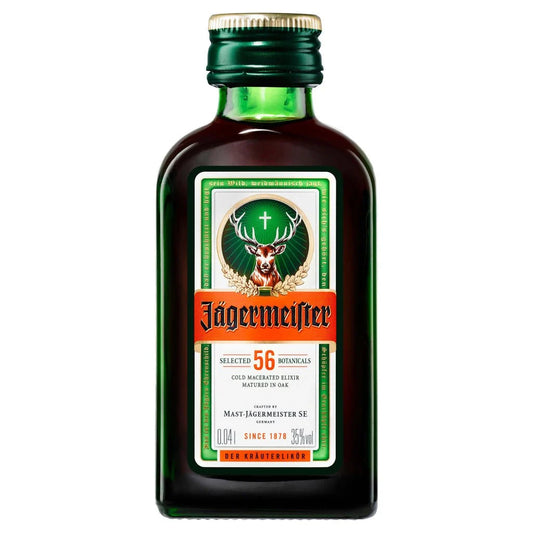 Jägermeister Original Herbal Liqueur Miniature – 40 ml, 35% ABV